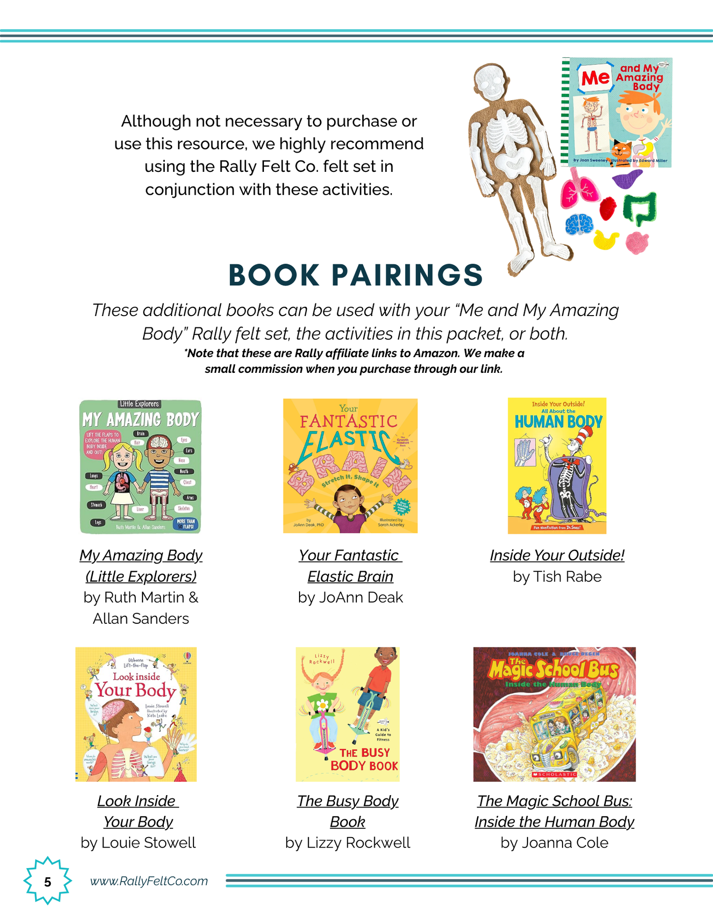 Learning Unit: Me and My Amazing Body (Digital Download)