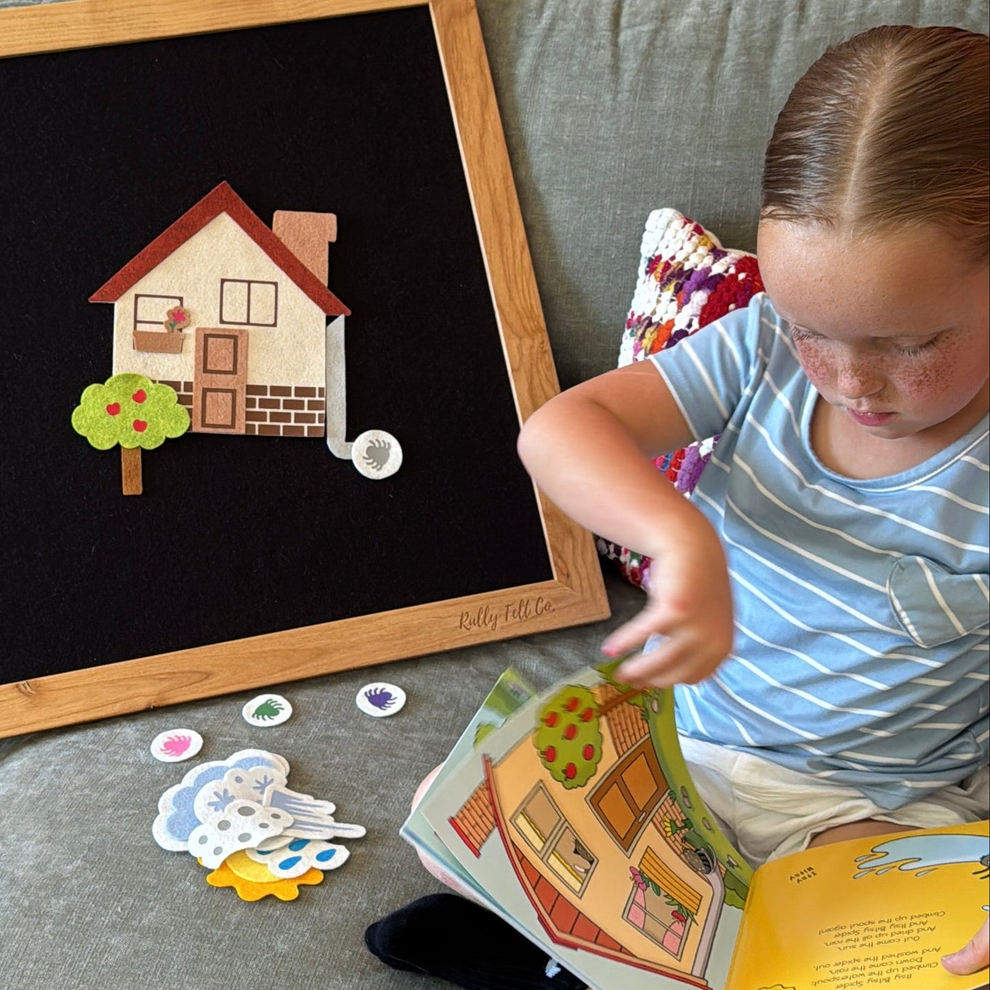 (1 Year Prepay) THE MONTHLY BOOK & FELT BOX