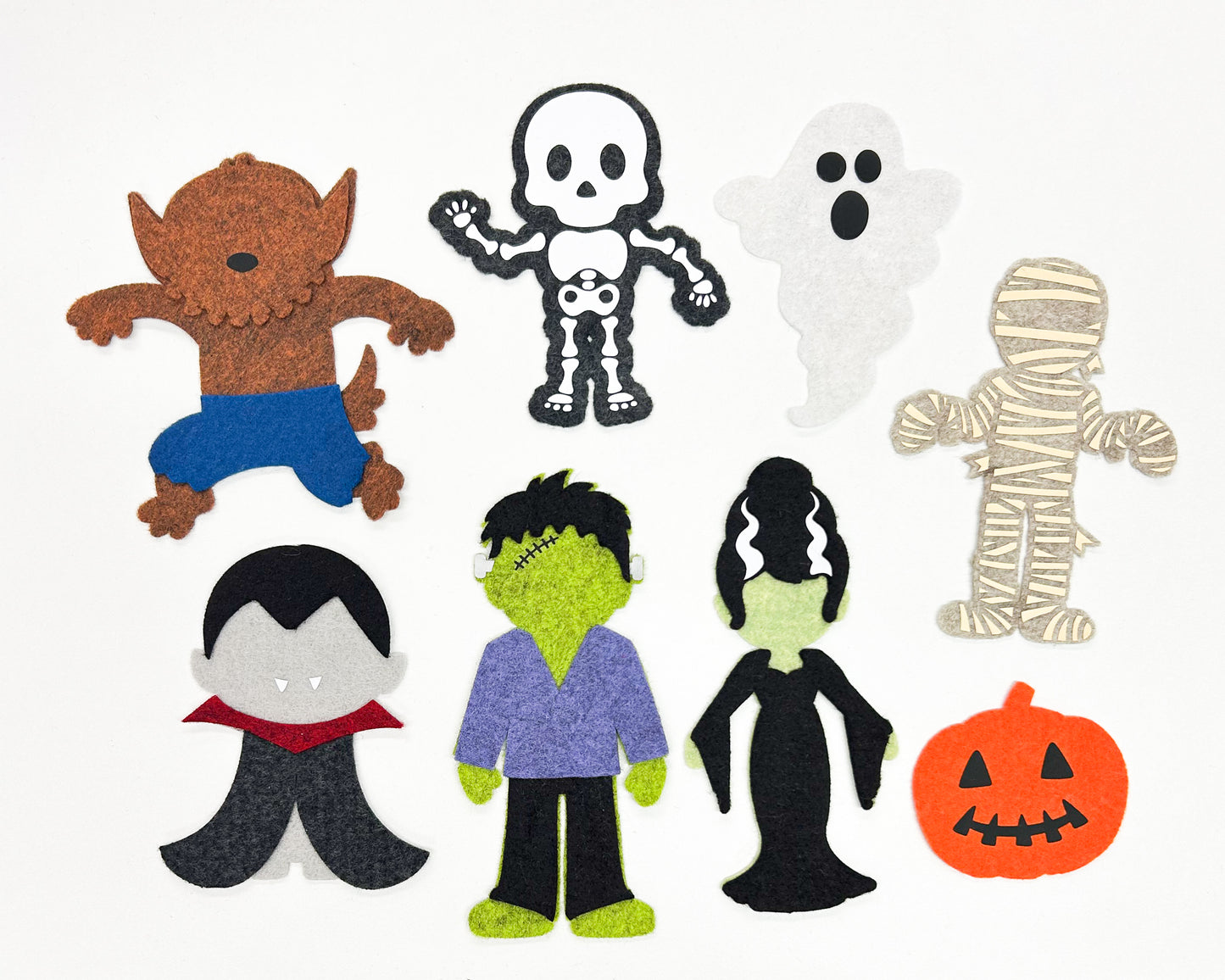 Halloween Monster Felt Set