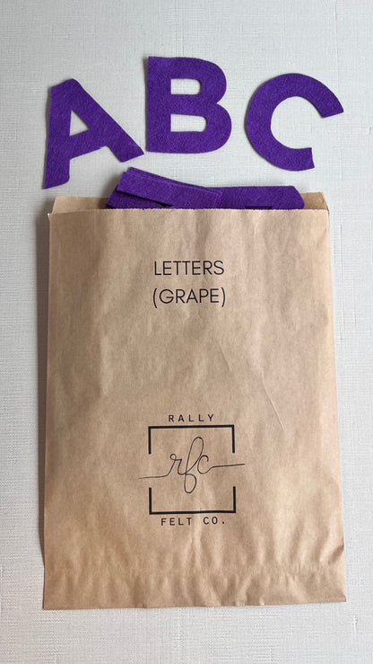 Felt Letters