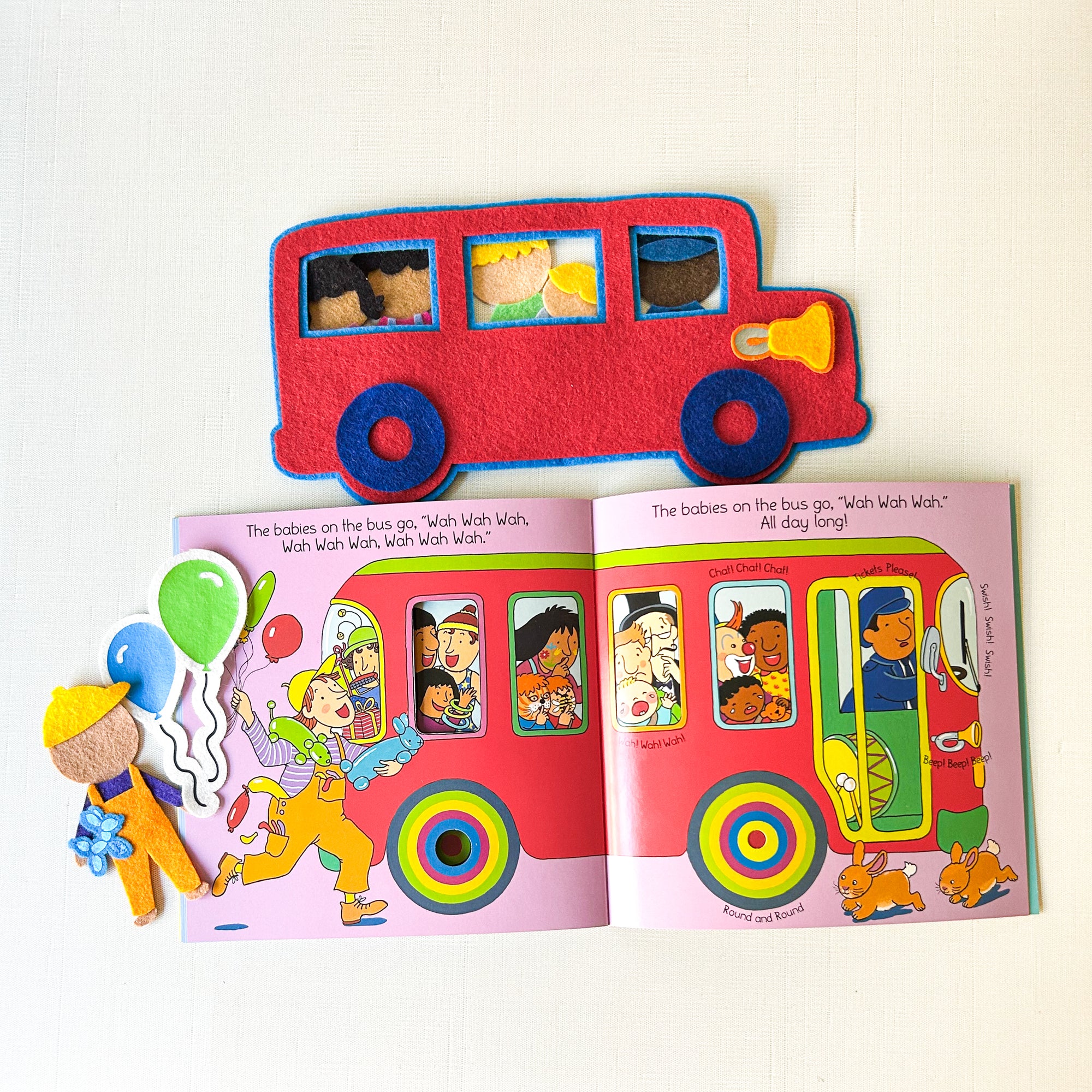 The Wheels on the Bus Go Round and Round