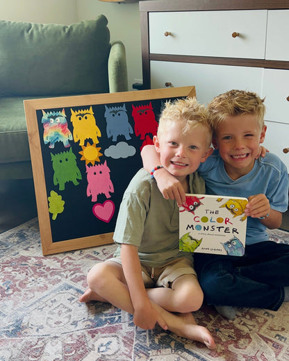the comfort of monsters Felt Board Story Set