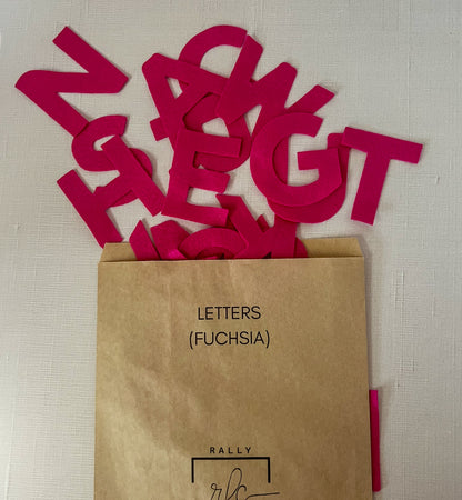 Felt Letters