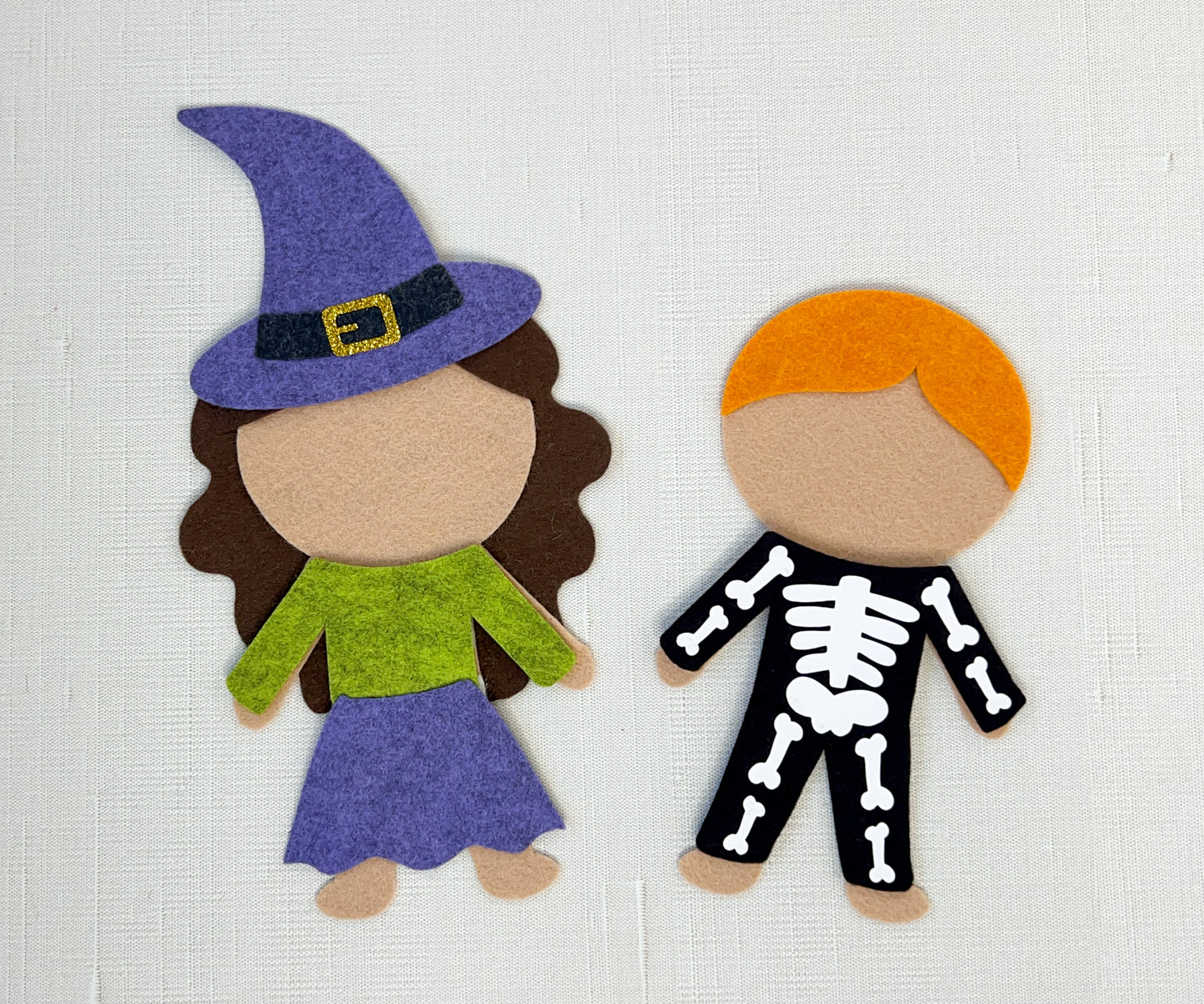 Felt Dolls: Halloween Costumes