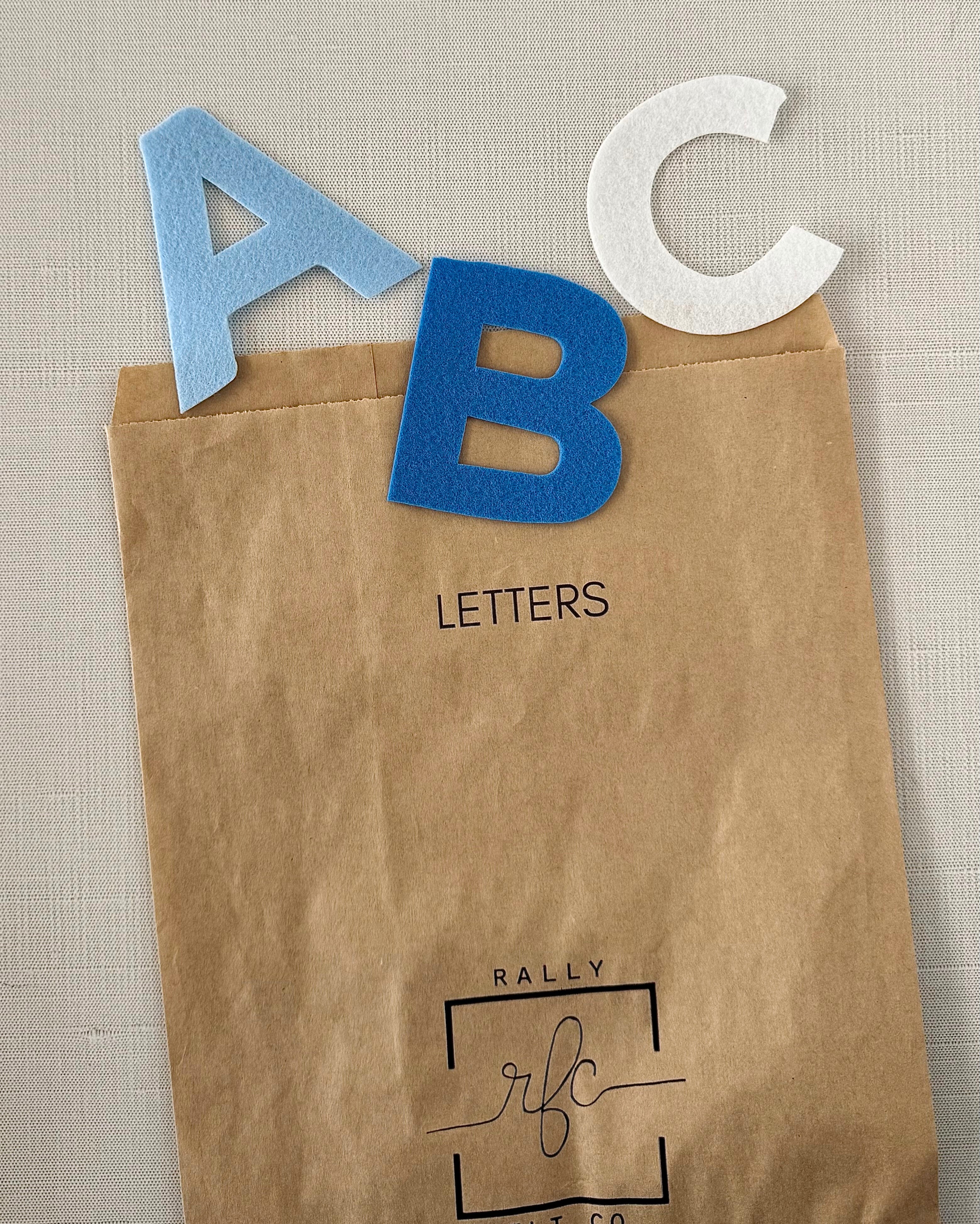 Cute Rally Letters Felt Letters – Rally Felt Co.